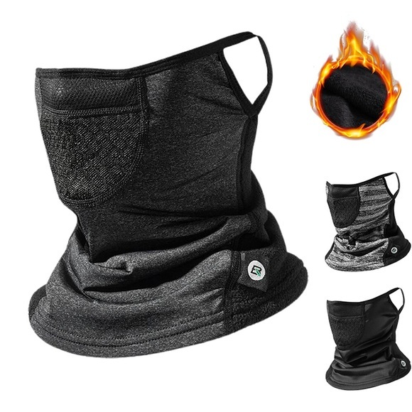 ROCKBROS Halsmanschette Halsrohr Hals Gamaschen Bandana Sportschal Gesichtsmaske Radfahren Atmungsaktiv Feuchtigkeitsdurchlässigkeit Staubdicht Leicht Fahhrad / Radsport Schwarz Hell Gray Grau Lycra Lightinthebox