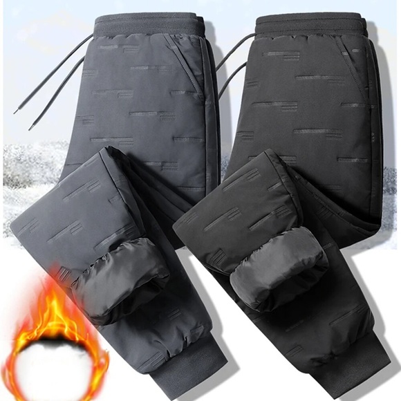 Herren Jogginghose Jogger Winterhose Daunenhose Hose Hosen Freizeithosen Tasche Kordelzug Elastische Taille Glatt Warm Weich Täglich Festtage Ausgehen Modisch Schick Modern Grau Schwarz Lightinthebox