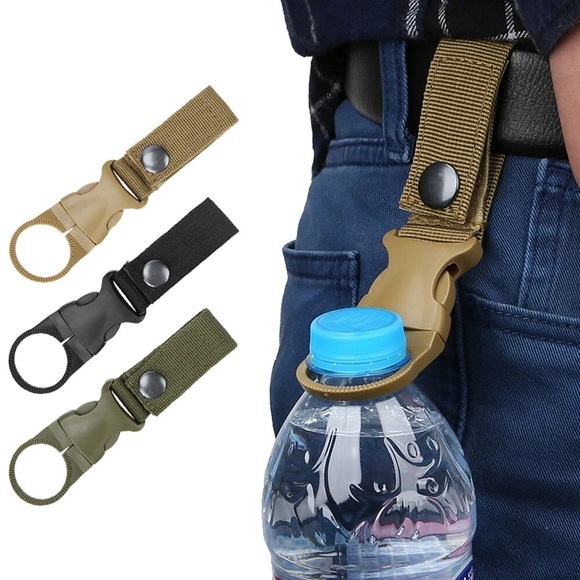 Molle-Gurtband, Rucksackschnalle, Karabiner zum Anbringen von Quickdraw-Wasserflaschen-Aufhänger, Outdoor-Camping, Wandern, Klettern, Zubehör Lightinthebox