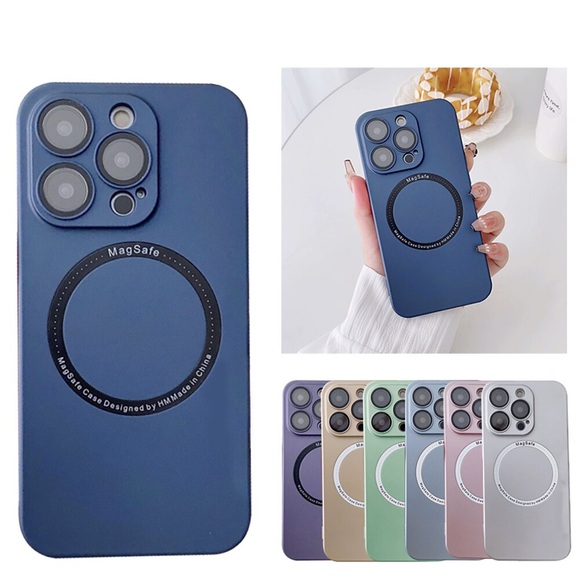 Handy Hülle Handyhüllen Für Apple Magnetischer Adsorptionsfall iPhone 14 13 12 11 Plus Pro Max Magnetisch Ganzkörperschutz Anti-Kratz Einfarbig PC Lightinthebox