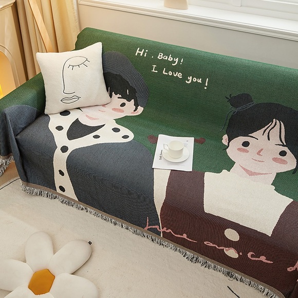 gestrickte Decke, weiche, gemütliche Überwurfdecke mit Quaste für Couch, Sofa, Stuhl, Bett, Wohnzimmer, Geschenk Lightinthebox