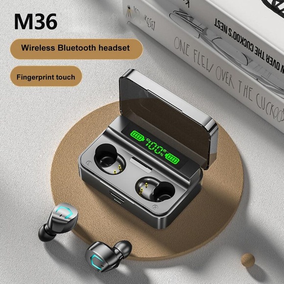 tws kabelloses Bluetooth-kompatibles Headset mit digitaler Anzeige Rauschunterdrückung mit geringer Latenz Gaming-Kopfhörer m36 Lightinthebox