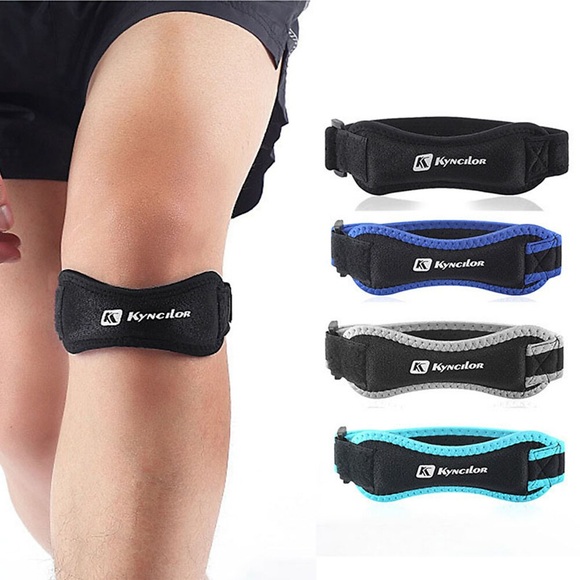 1 stück männer und frauen sport fitness basketball laufen bergsteigen reiten schutz einzelne patella gürtel knieschutz tauchen material beinband Lightinthebox
