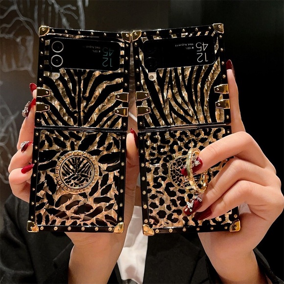 Handy Hülle Handyhüllen Für Samsung Galaxy Klappetui Z Flip 4 Z Flip 3 Shutzrahmen Flipbare Hülle Ganzkörperschutz Graphic TPU Lightinthebox