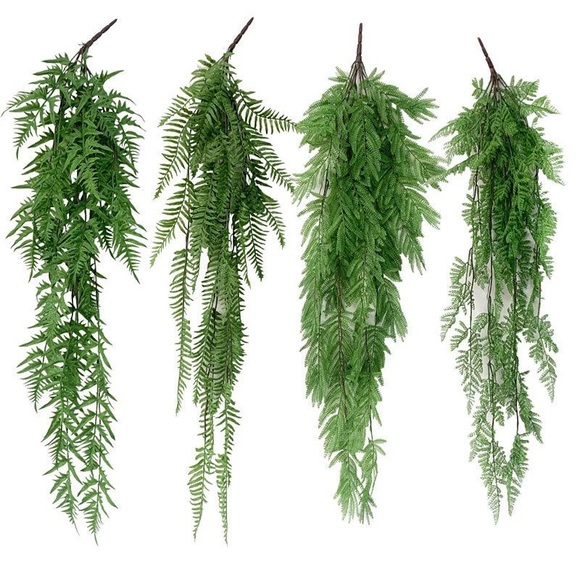 Grüne Pflanze persisches Blatt Wandbehang Hochzeit Bar Restaurant Wanddekoration Materialien Simulation hängende Pflanzen, gefälschte Blumen für Hochzeit Bogen Garten Wand Home Party Dekoration Lightinthebox
