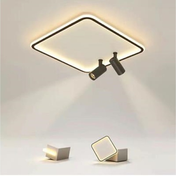 LED-Deckenleuchten mit Strahler für Schlafzimmer, rund/quadratisch, Arbeitszimmer, Kinderausstellungsraum, Wohnzimmer, moderne Innenstrahler, Glanzleuchten Lightinthebox