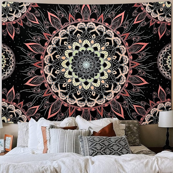 Mandala Bohemian Wandteppich Kunstdekor Decke Vorhang zum Aufhängen Zuhause Schlafzimmer Wohnzimmer Dekoration Lightinthebox