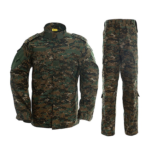 Herren Taktischer Tarnanzug BDU Militäruniform Armee Kampfangriff Militärausrüstung Outdoor Jagdanzug Acu Lightinthebox
