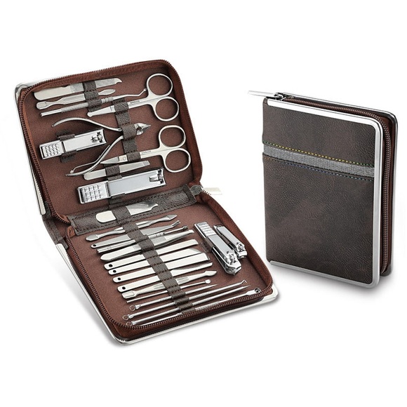 Maniküre-Set Pediküre-Set - 26-teiliges Maniküre-Set Professionelle Nagelknipser Edelstahl-Nagelpflege-Set Pediküre-Set für Damen und Herren Lightinthebox