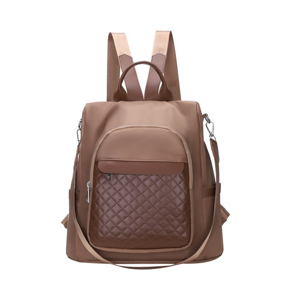 Damen Rucksack Schultasche Schulanfang Outdoor Feste Farbe Oxford Hohe Kapazität Langlebig Reißverschluss Dunkelbraun Wein Schwarz Blau Lightinthebox