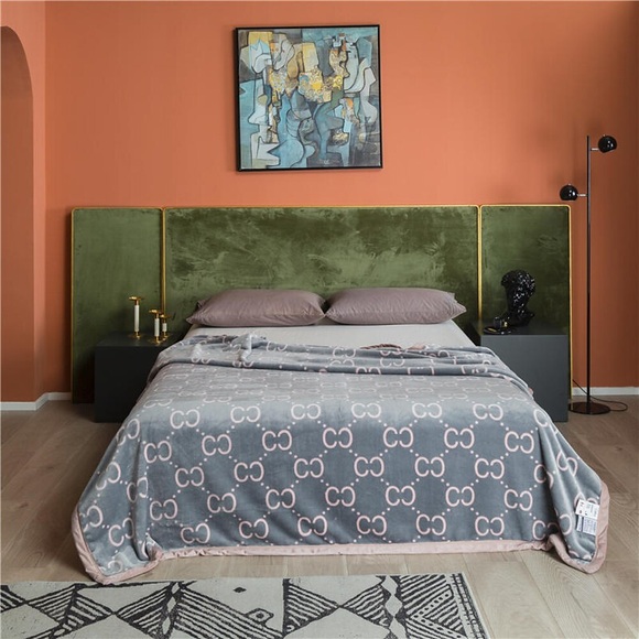 Flanelldecke im europäischen Stil, Luxus-Überwurfdecke, Frettchen, superweiche Überwurfdecke für Couch, Sofa, Stuhl, Bett, Wohnzimmer, leichte Luxus-Hausdecke Lightinthebox
