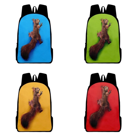 Schulrucksack Bookbag Tier 3D für Schüler niños Jungen Wasserdicht Hohe Kapazität Verstellbare Schultergurte Oxford Stoff Schulranzen Rucksack Schulranzen 15.811.85.1 Zoll Lightinthebox