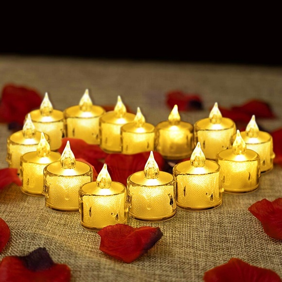 12/24 stücke led kerzenlicht weihnachtsdekoration nachtlicht vorschlag kerze halloween hochzeit party wohnkultur beleuchtung Lightinthebox