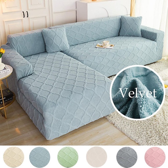 hochwertige milch samt sofa abdeckung wohnzimmer ecksofa sitzbezug super weich verdicken elastische möbel kissenschutz heißer verkauf couch abdeckung Lightinthebox
