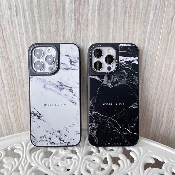 Handy Hülle Handyhüllen Für Apple Rückseite iPhone 14 13 12 11 Plus Pro Max Spiegel Ganzkörperschutz Vier Ecken Fallwiderstand Marmor TPU PC Lightinthebox