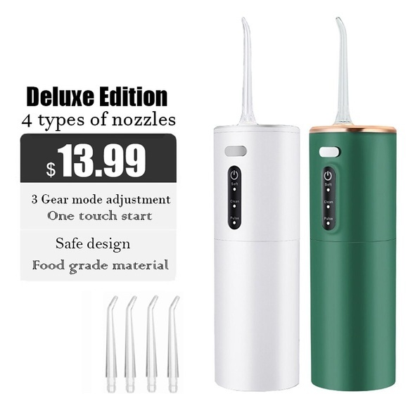 Wiederaufladbarer Wasserstrahl Pick Zahnreiniger Whitening Dropshipping Flosser Elektrischer Scaler Munddusche Zahnfaden Zahnseide Lightinthebox