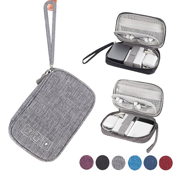 Kabelaufbewahrungstasche wasserdichter digitaler elektronischer Organizer tragbarer USB-Datenleitungsladestecker Aufbewahrungstasche Reisekabel-Organizer Lightinthebox