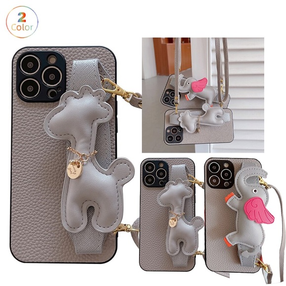 Handy Hülle Handyhüllen Für Apple Rückseite iPhone 14 Pro Max 14 Plus 13 12 11 Pro Max Mini SE Ganzkörperschutz Anti-Kratz mit abnehmbarem Umhängeriemen Tier TPU Lightinthebox