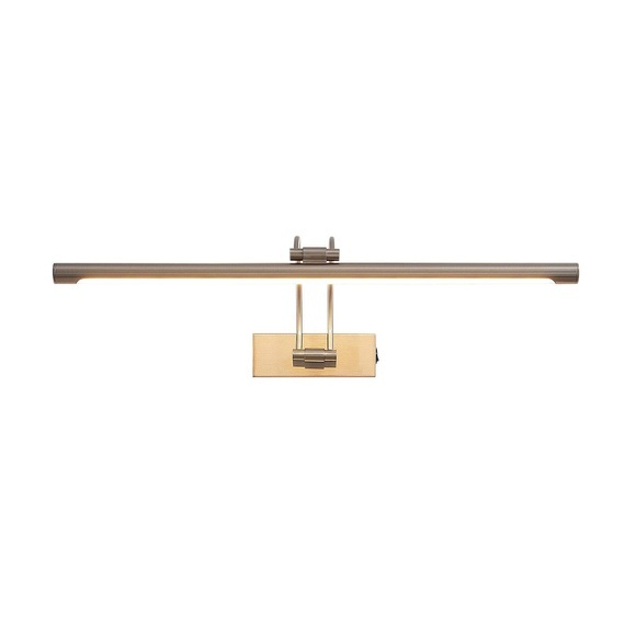 Lucande Dimitrij LED-Bilderleuchte, nickel matt