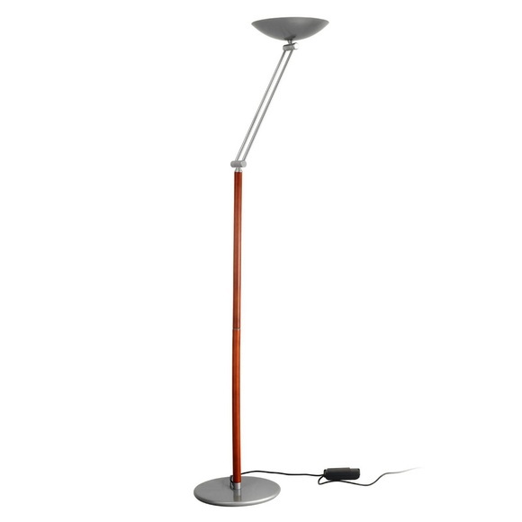 Höhenverstellbar - Deckenfluter Libert 4 silber