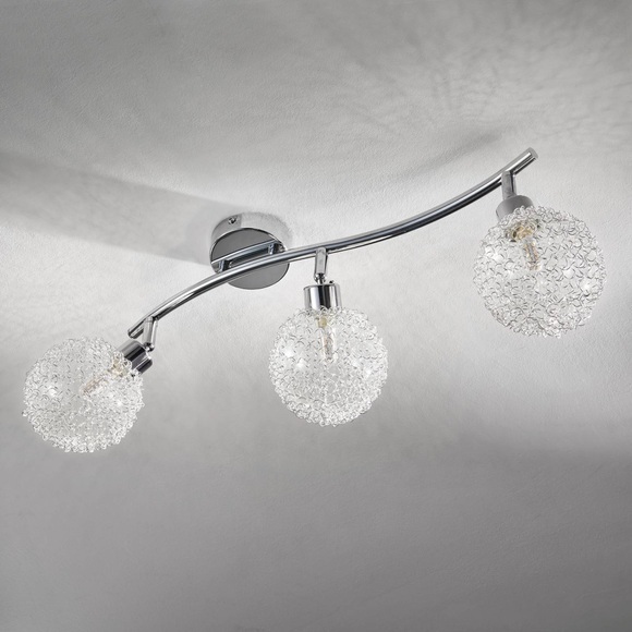 LED-Deckenleuchte Ticino, 3-flammig, lang
