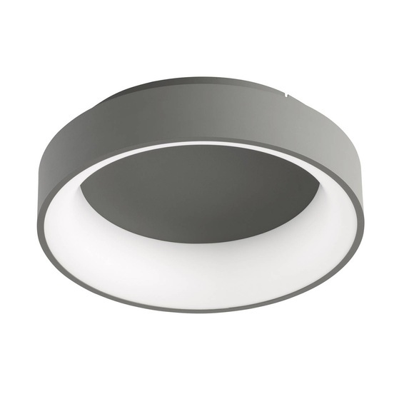 LED-Deckenlampe Shay 3-Step-dim, grau, Ø 39 cm