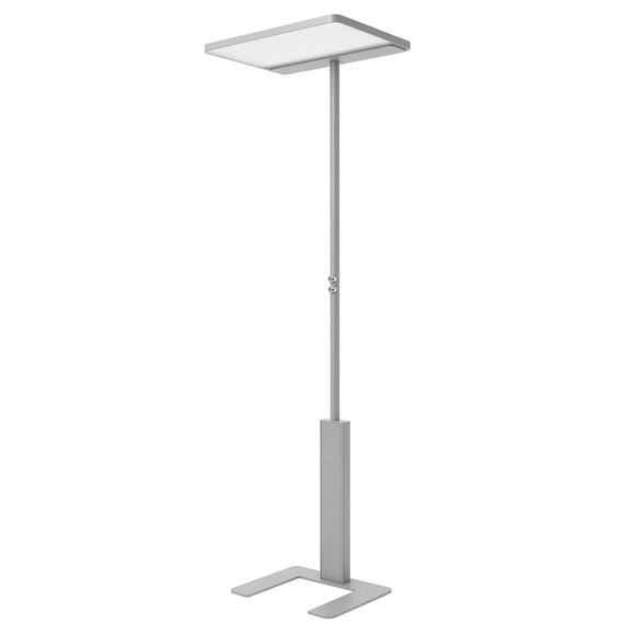 LED-Bürostehleuchte LINEA-F, dimmbar, CCT, grau