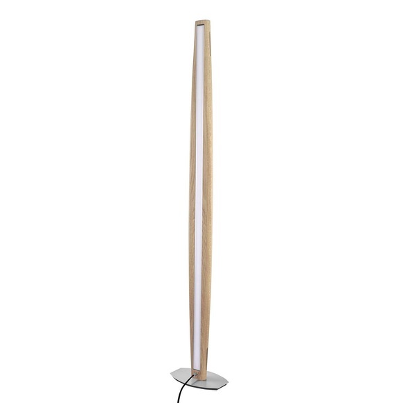 HerzBlut Arco LED-Stehleuchte, asteiche natur