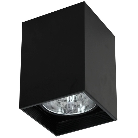 Deckenspot Downlight square schwarz, Breite 11,5cm