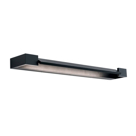 LED-Spiegelleuchte Marilyn in Schwarz, Breite 60cm