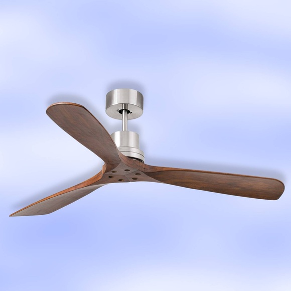 Deckenventilator Lantau, Remote, walnuss/stahl