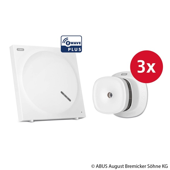 ABUS SHGW10420 Starterkit Rauchmelder Z-Wave, ABUS Z-Wave