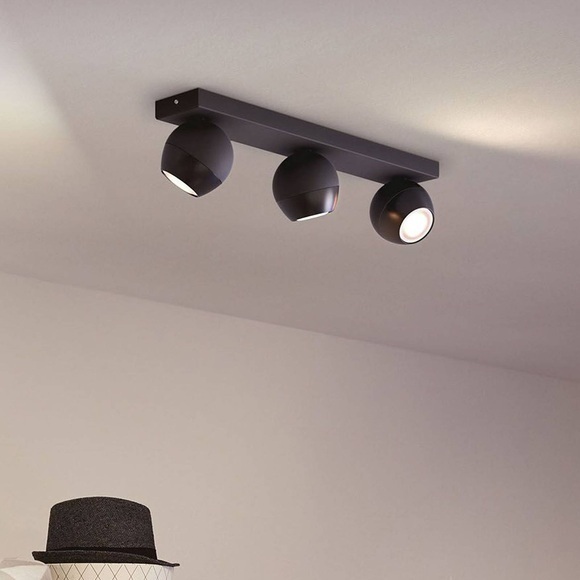 Philips Hue Aufbauspot Buckram 3x