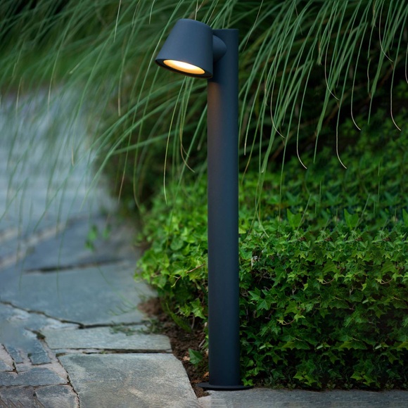 Dingo - schwarze LED-Wegeleuchte GU10