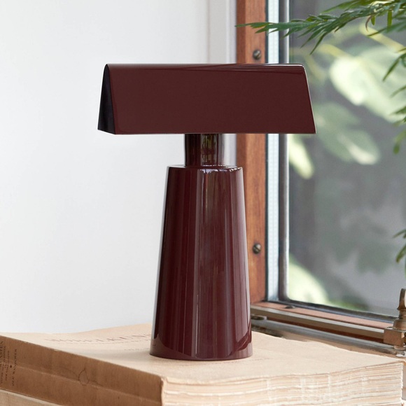 Caret MF1 Lampe ohne Kabel / Stahl - H 22 cm - &tradition rot/violett en metall