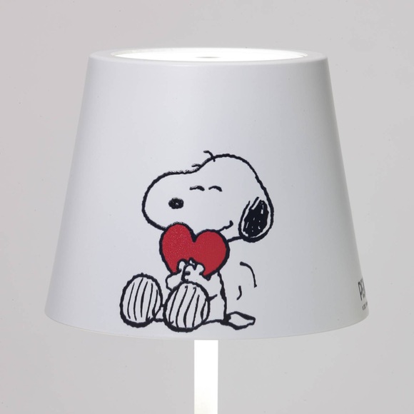 Zafferano Poldina Heart LED-Akku-Tischlampe IP65