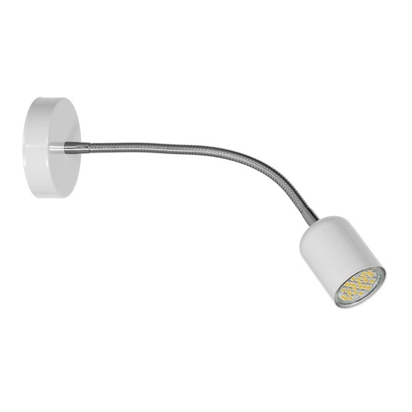 Wandleuchte Maxi mit flexiblem Arm, weiß