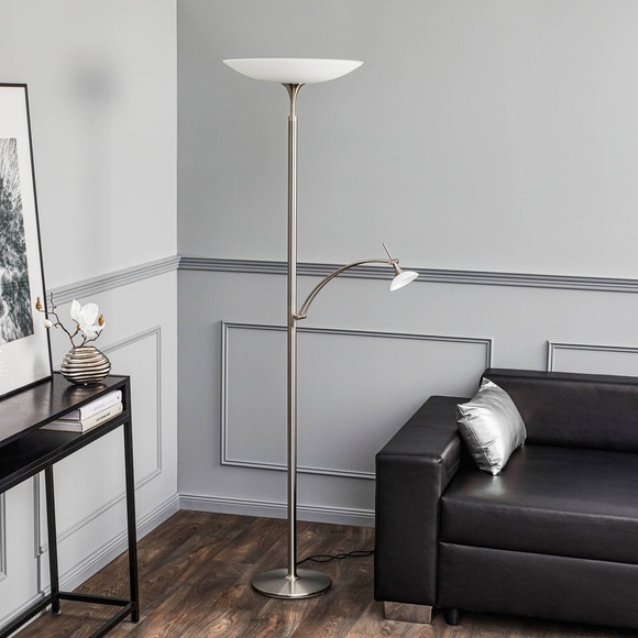 Rothfels Trinessa LED-Deckenfluter Lesearm nickel
