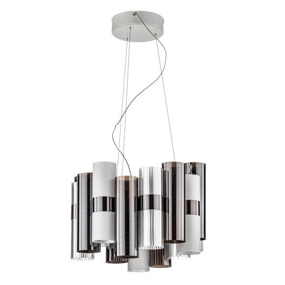 Slamp La Lollo LED Pendelleuchte schwarz-weiss