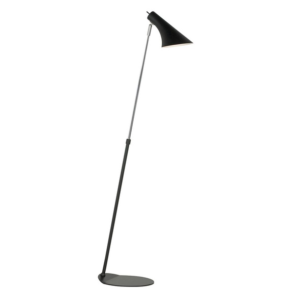 Elegant flexible Stehleuchte Liam schwarz