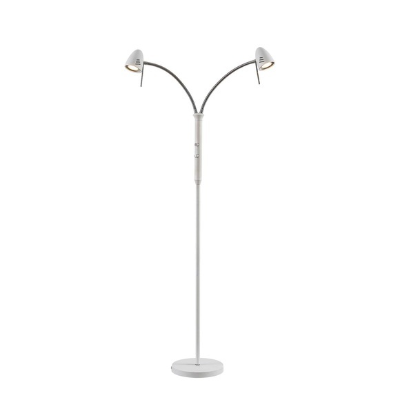 Lindby Heyko LED-Stehleuchte, dimmbar, zweiflammig