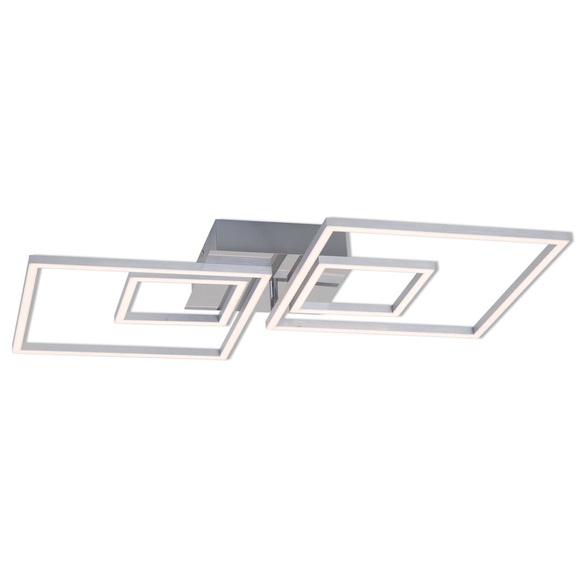 LED-Deckenleuchte Frames 2 kleine/2 große Quadrate