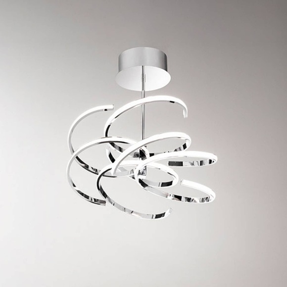 LED-Deckenleuchte 6398 chrom