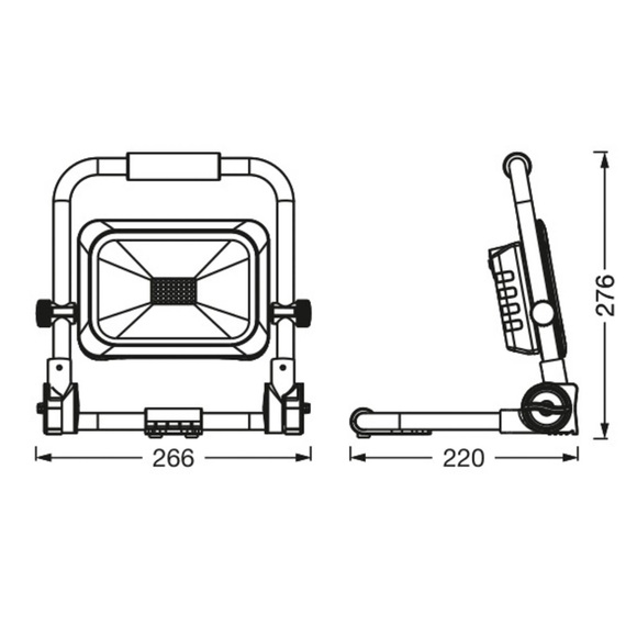 Ledvance LED-Worklight Value Battery Akku 20W