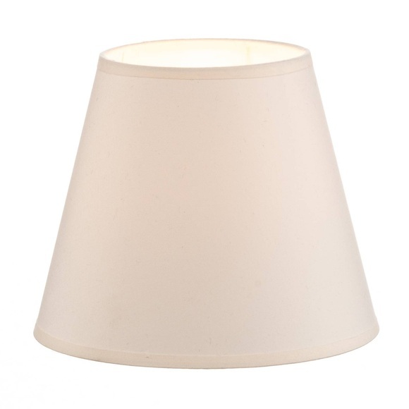 Lampenschirm Sofia Höhe 15,5 cm, ecru/weiß