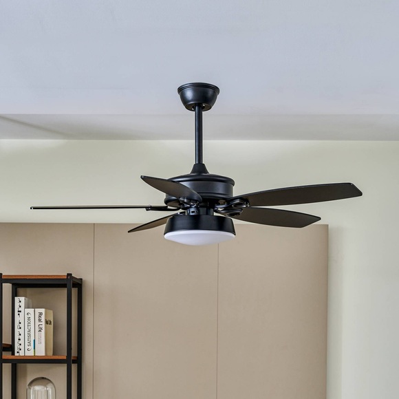 Starluna Kuvio LED-Deckenventilator, CCT, schwarz