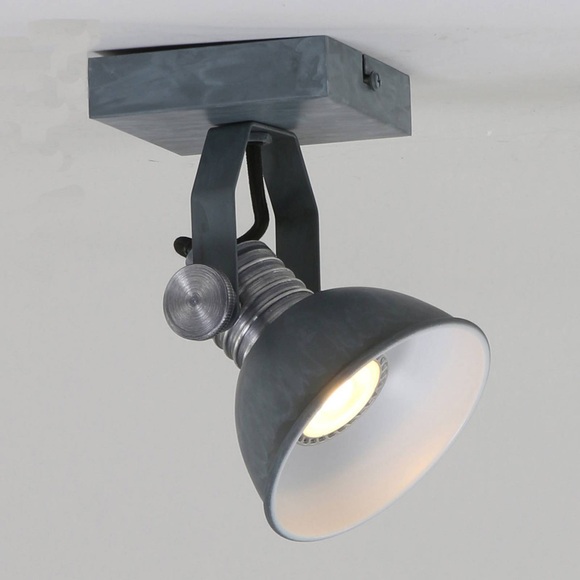 LED-Wandspot Brooklyn 1fl. grau