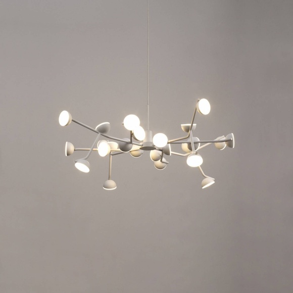 LED-Hängeleuchte Adn, runde Form 24-fl.