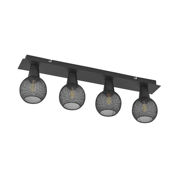 Lindby Zerda Deckenlampe, Gitter, vierflammig