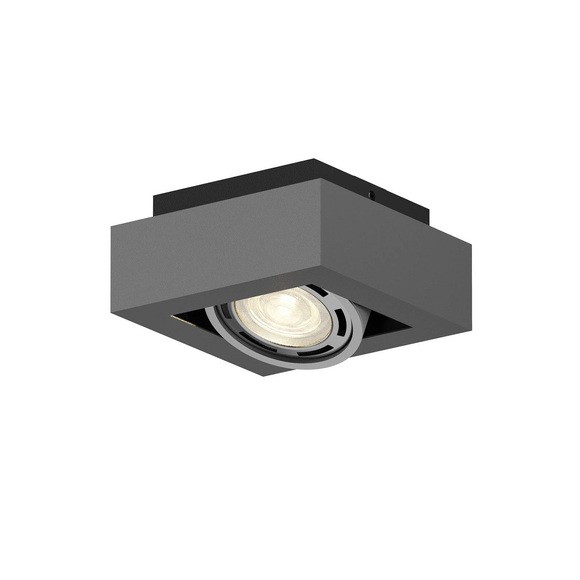 LED-Deckenstrahler Ronka, GU10, 1-fl., dunkelgrau